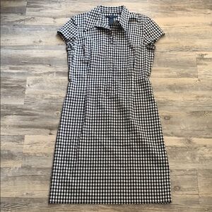 Reaction Kenneth Cole Black and White Checkered Dress